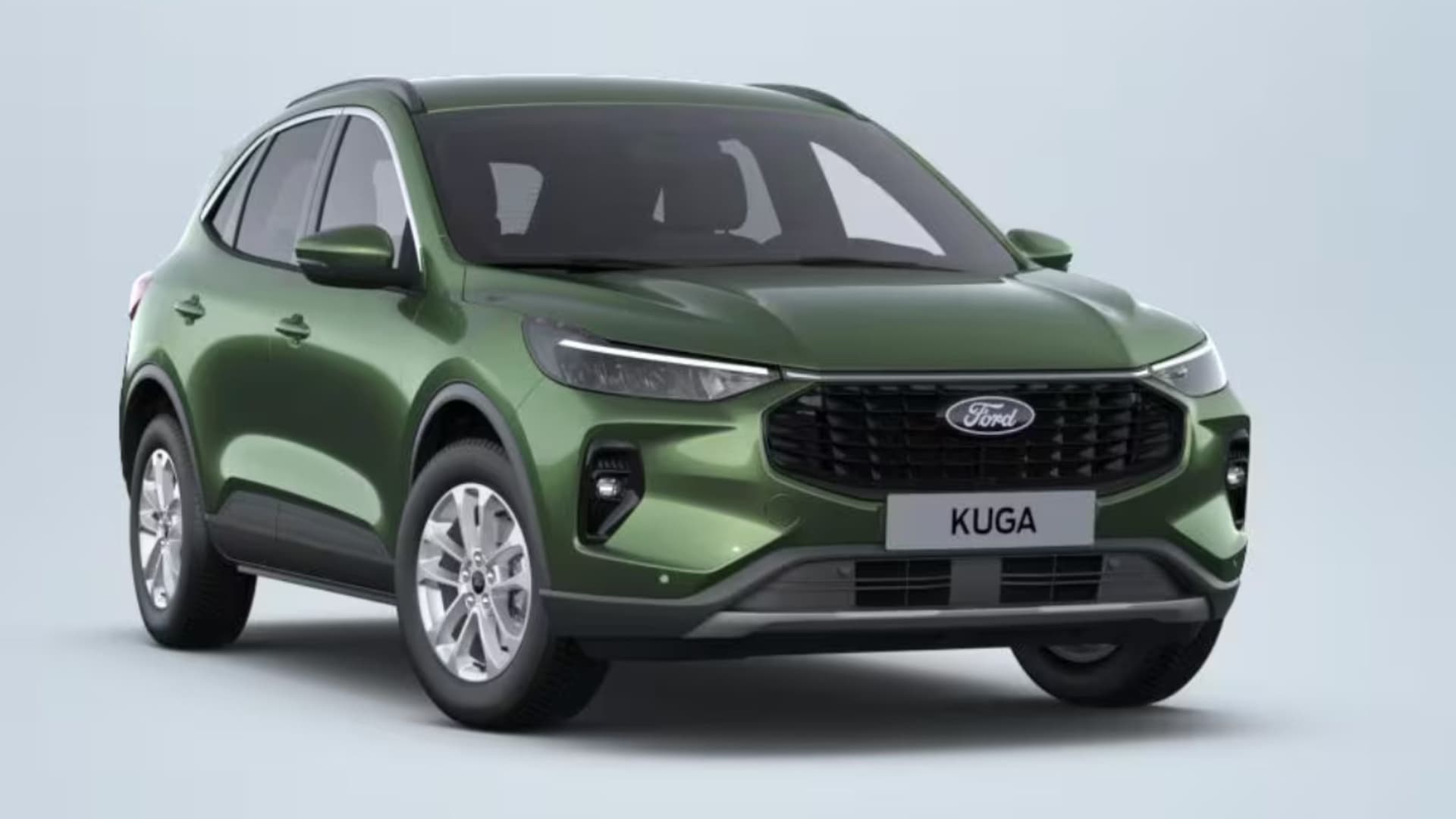 Ford Kuga hybride vue avant SUV familial électrifié avec motorisation hybride 2,5 litres