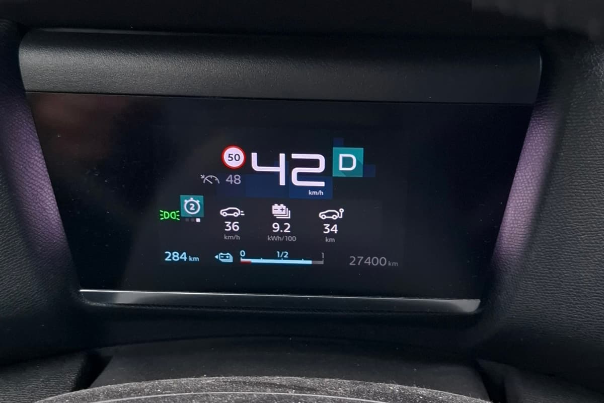 Conso de la Citroën ë-C4 sur un tour du périf