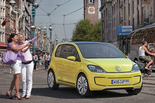 La Volkswagen E-Up!, qui sera commercialisée avant la Golf électrique