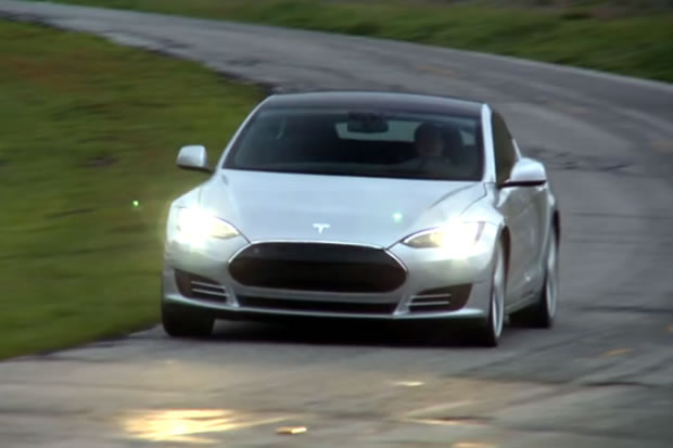 Vidéo de la Tesla Model S