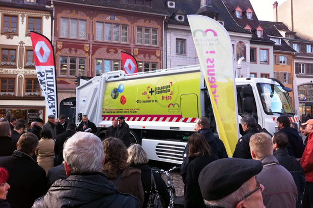 Mulhouse et la première benne à ordures hybride
