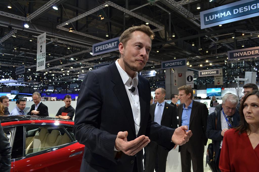 Rencontre avec Elon Musk au salon de Genève