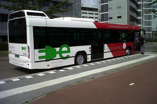 Un bus électrique à rechargement sans fil testé aux Pays-Bas