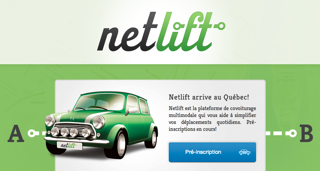 Netlift : une plateforme de covoiturage 2.0