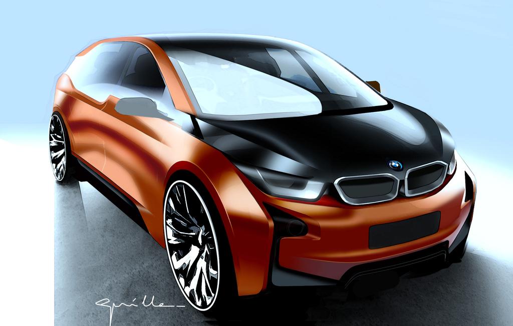BMW i3 coupé : un design aux lignes tendues