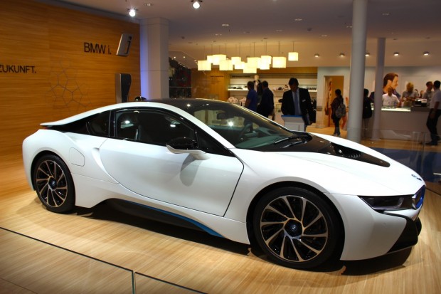 La BMW i8 exposée au salon de Francfort 2013