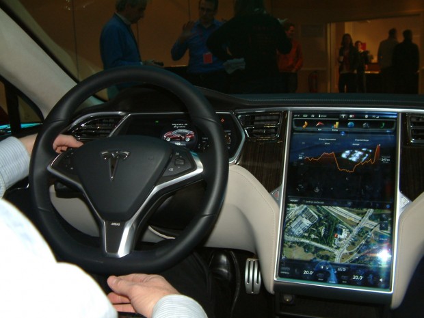 L'intérieur du Tesla Model S