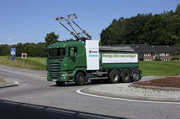 E-highway : Scania et Siemens inventent l’autoroute électrifiée