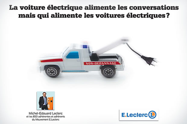 Voiture électrique : Michel Edouard Leclerc rejoint le combat