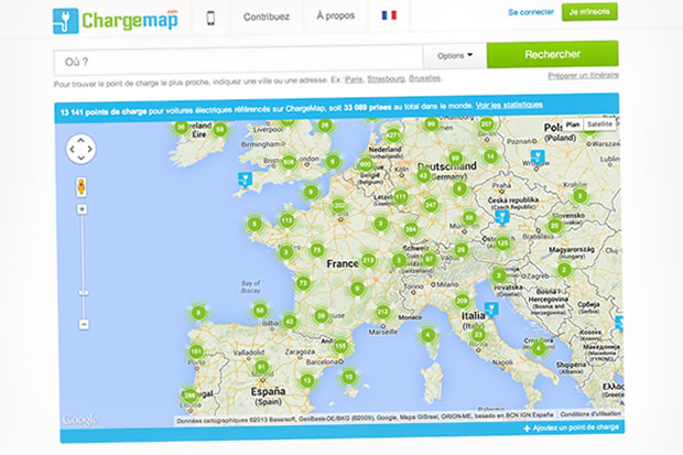 ChargeMap lance son nouveau site Internet