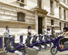 Paris : bientôt le Scootlib’ ?