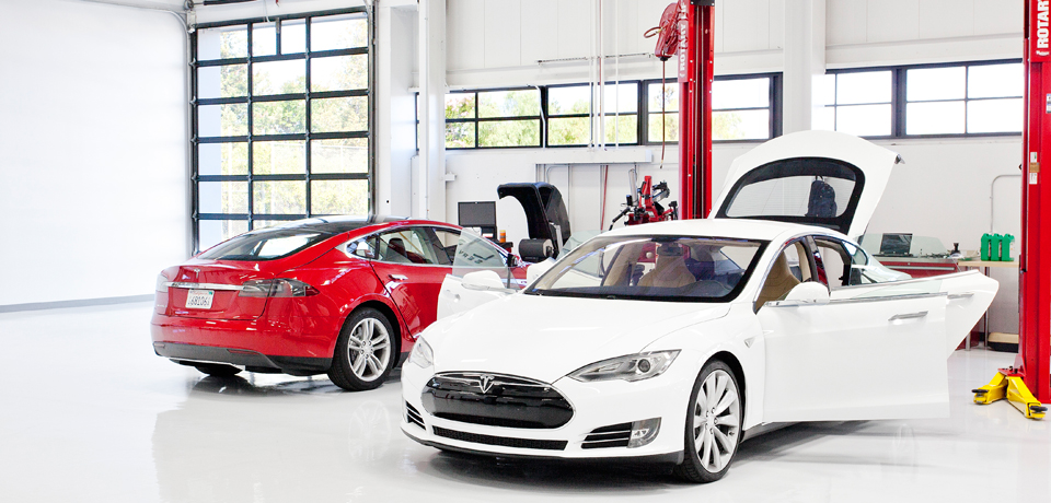 Un showroom Tesla Motors à Aix en Provence