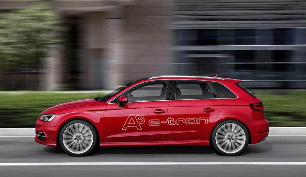 Audi A3 e-tron : hybride et électrique verte