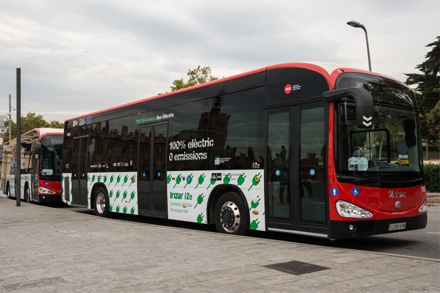 Bus électrique du projet Zeeus à Barcelone