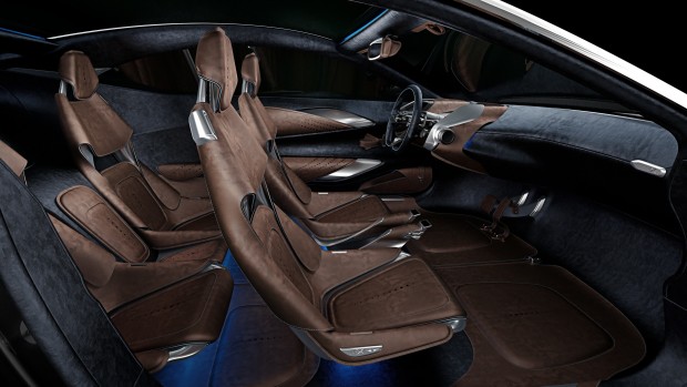 L'intérieur de l'Aston Martin DBX Concept