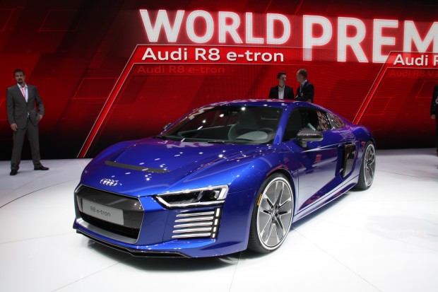 Audi R8 e-tron en première mondiale à Genève