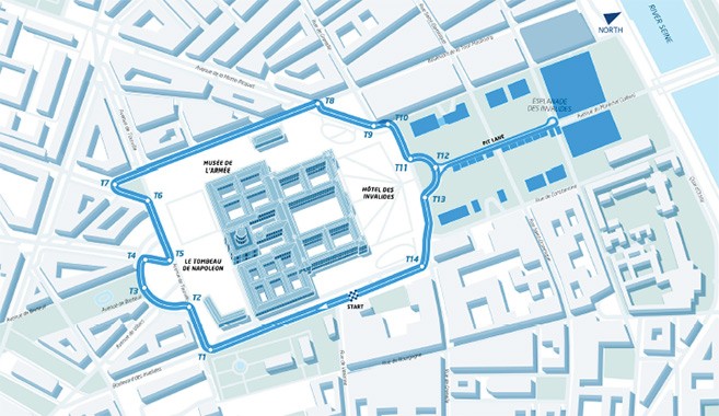 Le circuit du Grand Prix électrique de Paris s'étalera sur 1.93 km et comprendra 14 virages
