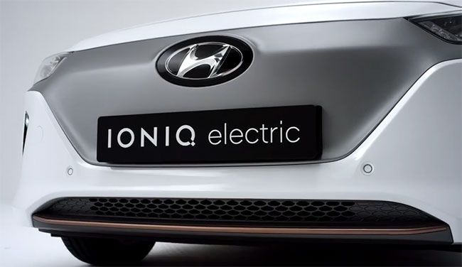 La Hyundai Ioniq électrique bénéficiera d'éléments esthétiques spécifiques