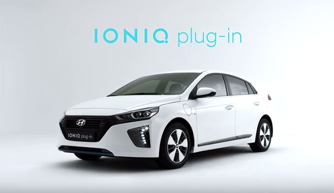 En Mode électrique, la Hyundai Ioniq plug-in hybrid pourra parcourir jusqu'à 50 kilomètres