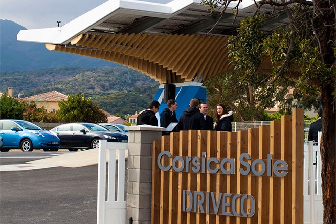 Le projet Driveco a été lancé par la société CorsicaSol