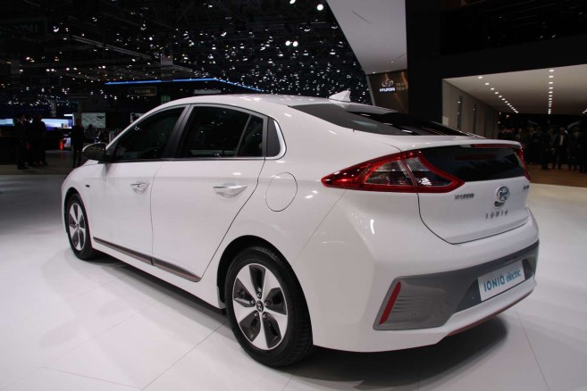 La Hyundai Ioniq électrique au salon de l'automobile de Genève