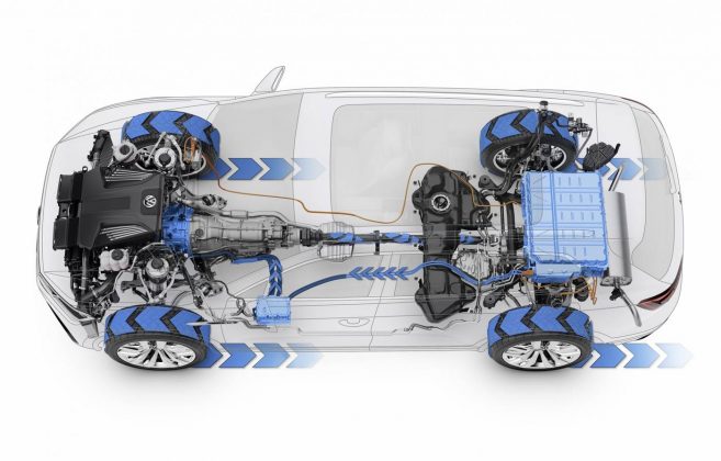 Volkswagen T-Prime GTE - Fonctionnement du système hybride rechargeable