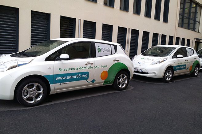 Vendée : l'ADMR passe à la voiture électrique avec la Nissan Leaf