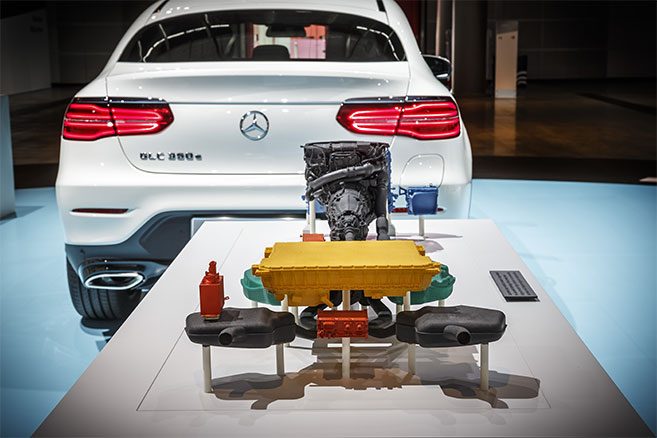 Mercedes GLC Coupé hybride rechargeable - Système hybride