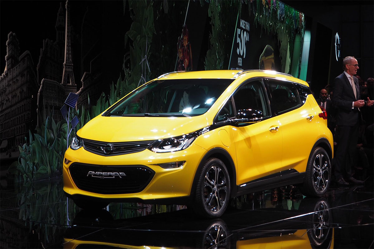 Mondial 2016 : l’Opel Ampera-e annonce plus de 500 km d’autonomie