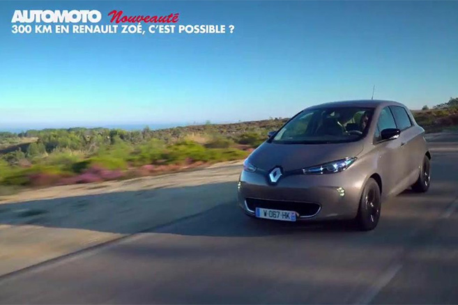 Essai vidéo de la nouvelle Renault Zoé sur Auto-Moto