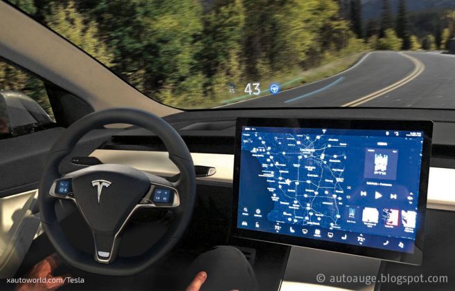 Tesla Model 3 : première image officielle de l'intérieur ?