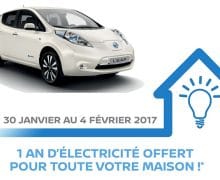 Semaine de l’électrique : Nissan vous offre un an d’électricité