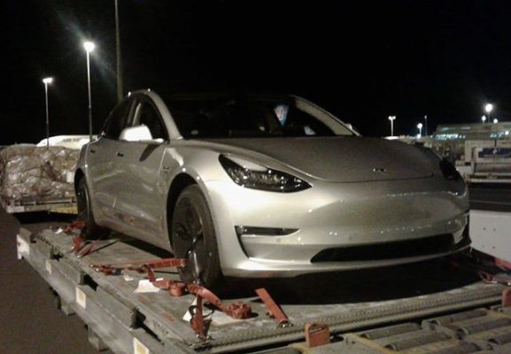 Une Tesla Model 3 repérée en Nouvelle-Zélande