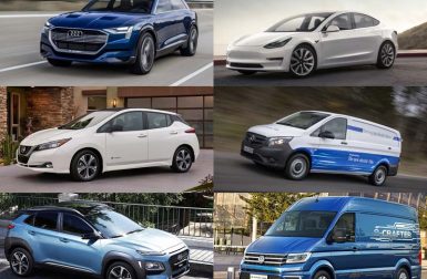Utilitaires et voitures électriques : les principales sorties attendues pour 2018