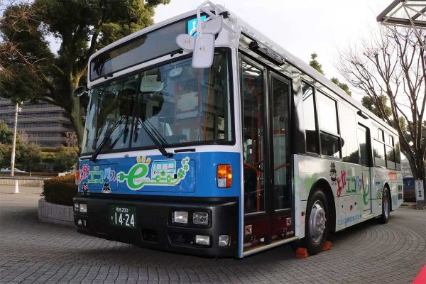 La technologie de la Nissan Leaf embarquée à bord d’un bus électrique