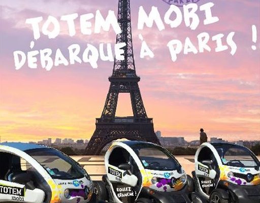 Les Twizy en libre-service Totem Mobi débarquent à Paris