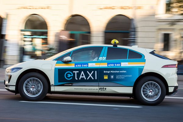 La Jaguar i-Pace séduit les taxis de Munich
