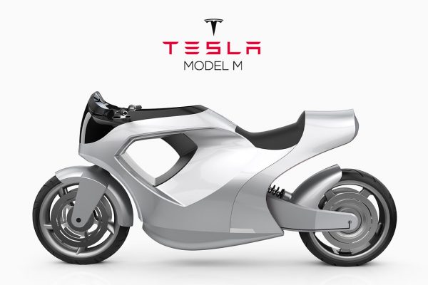 Moto électrique Tesla Model M : Le rêve d’un designer californien