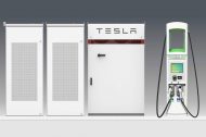 Des batteries Tesla dans le réseau de recharge Electrify America
