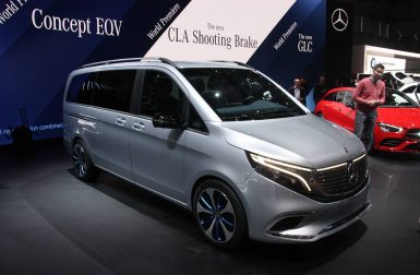 Le Mercedes-Benz Concept EQV électrise le fourgon au Salon de Genève 2019