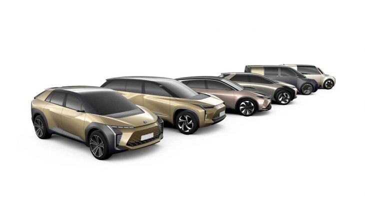 6 concepts électriques Toyota e-TNGA