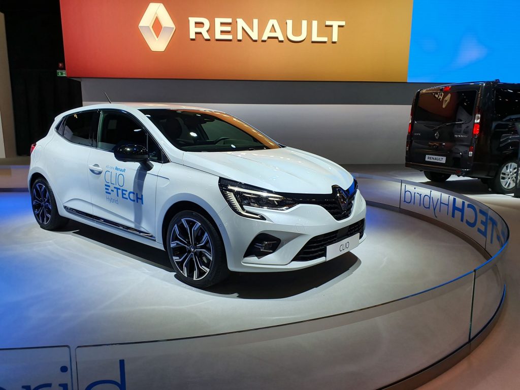 Renault CLio E-Tech hybride Salon Bruxelles 2020