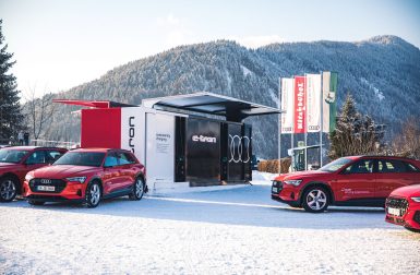 Audi : des containers à charge rapide bientôt sur Ionity ?