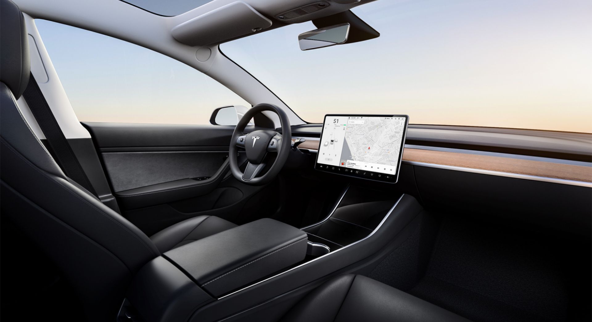 Tesla Model 3 intérieur