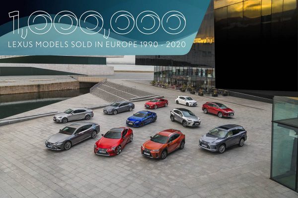 Un million de Lexus vendues en Europe, dont près de la moitié en versions hybrides