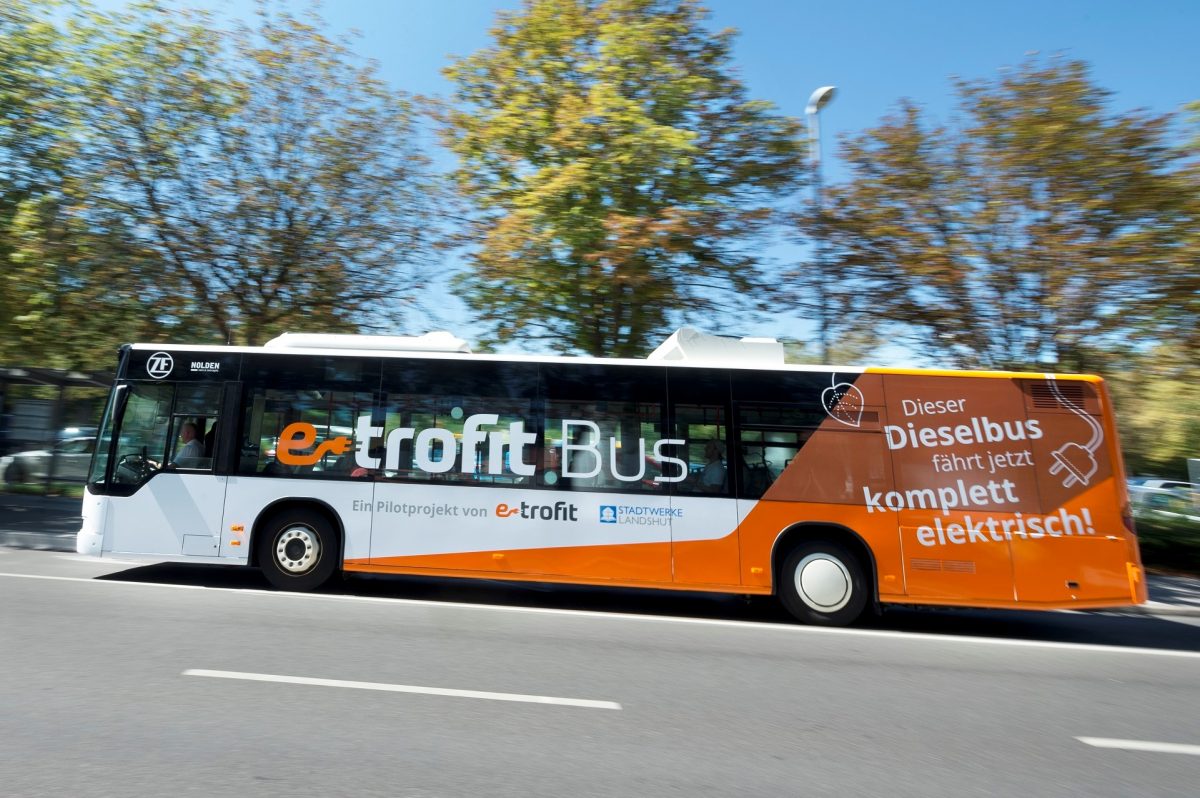 Buss rétrofit électrique e-trofit Allemagn