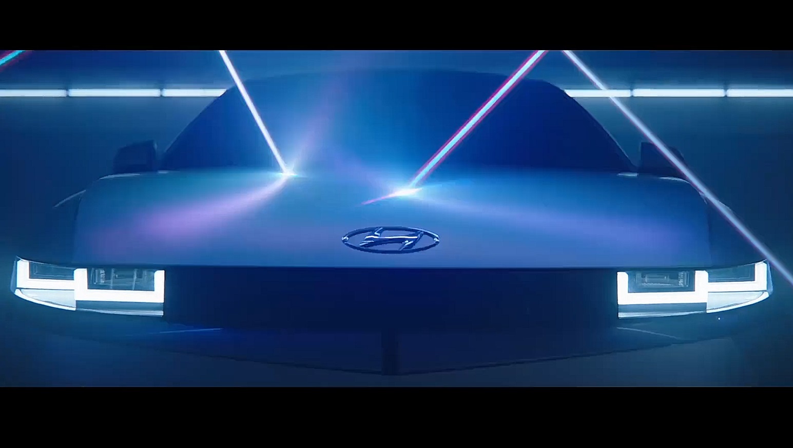 Capture vidéo du teaser de la future Hyundai Ioniq 5