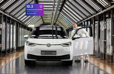 Volkswagen ID3 : la compacte électrique débute sa production à l’Usine de verre