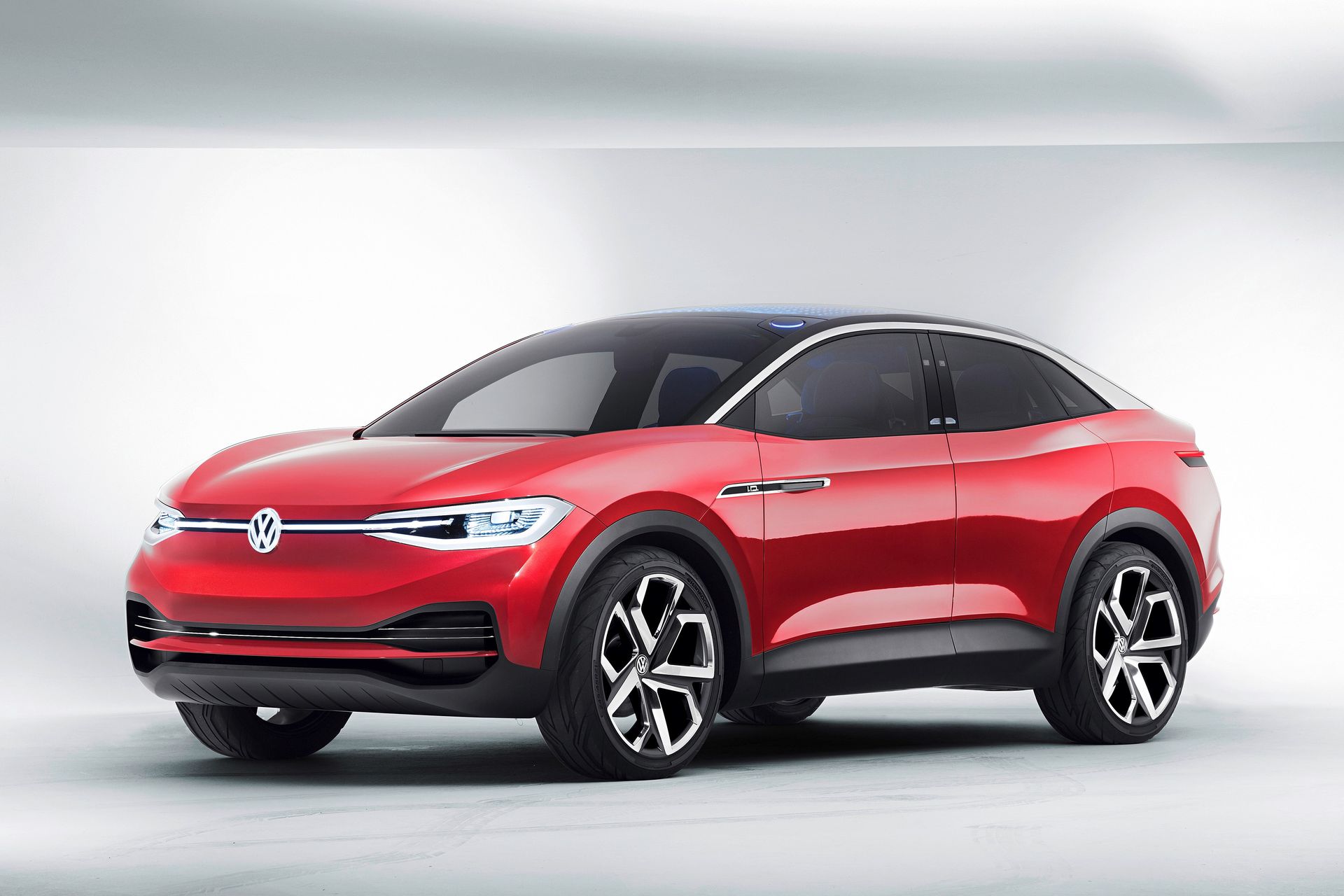 Concept Volkswagen ID Crozz Concept rouge 2017