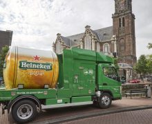 Heineken livre sa bière en camion électrique